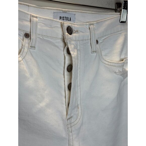 Pistola Women's P00016323OP Size 26 Sand Cassie Crop Super High Rise Straight - Picture 8 of 12